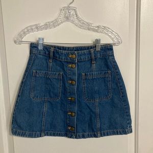 DIVIDED H&M Blue Jean Skirt, Size 6